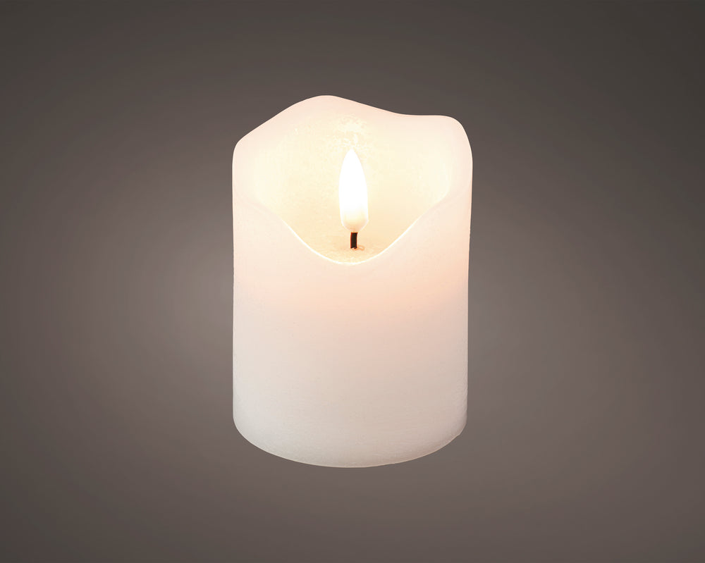 LED Kerze Weiß 9cm