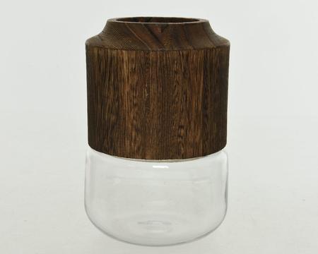 Vase Woody Glas