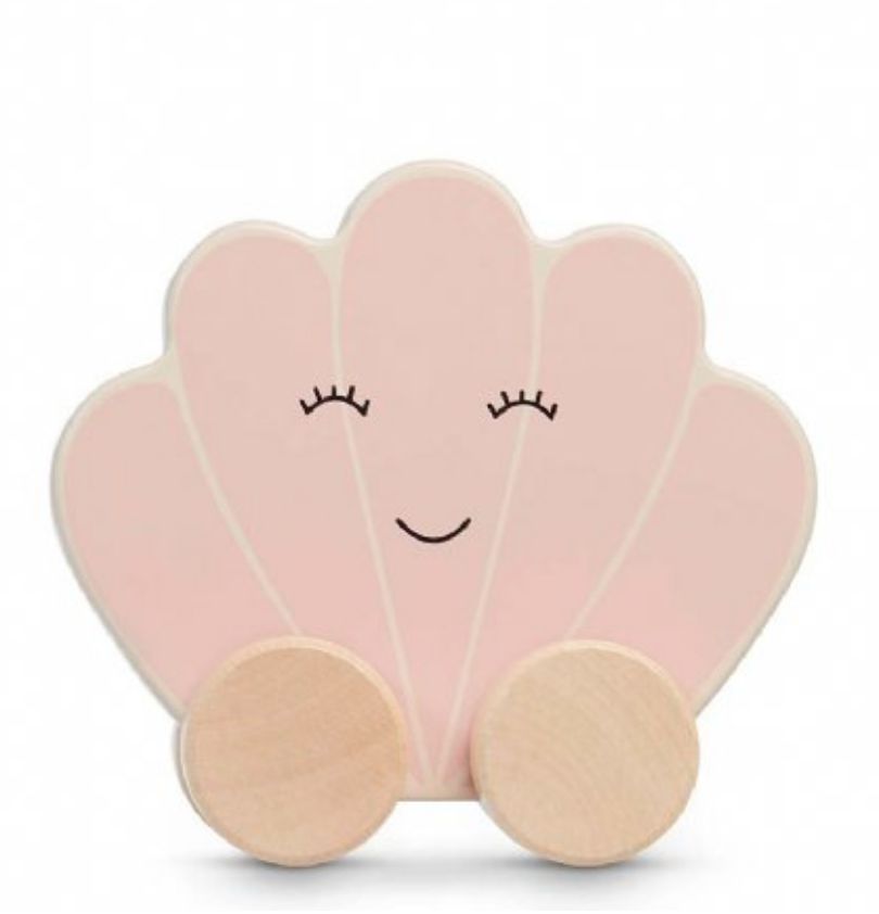 Holzspielzeug Muschel - Wal - Shell Pink